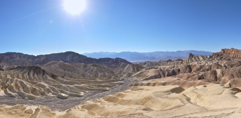Vallée de la Mort Nevada Zabriskie point