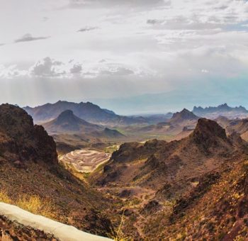 Route 66 Nevada panorama