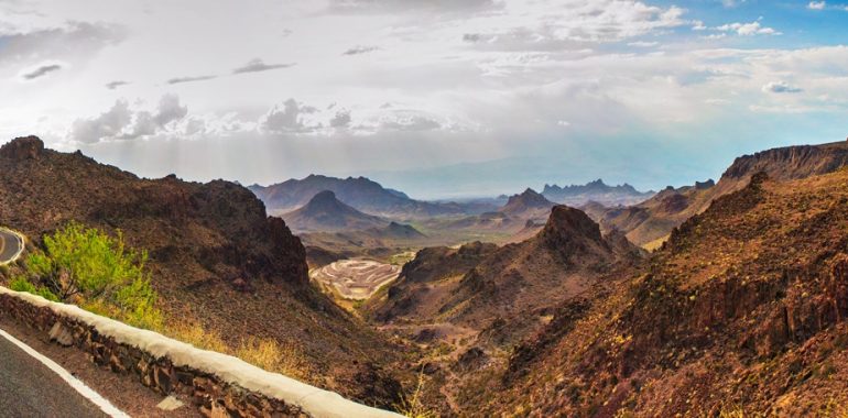 Route 66 Nevada panorama